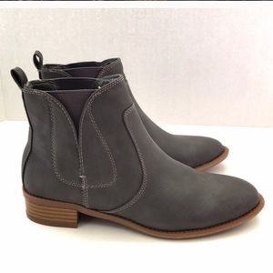 Gray Chelsea Boots